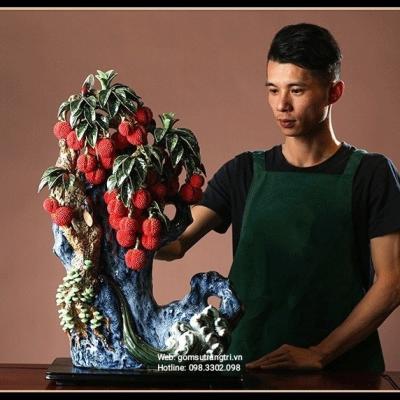 tượng cây vải, hàng kỹ thuật cao, tượng sứ, tượng trung quốc, tượng cây bằng sứ